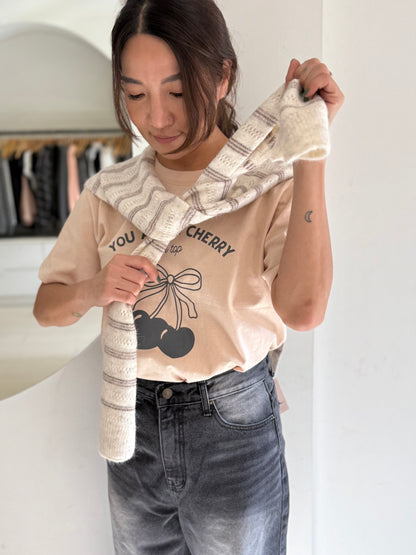 THIS Faux cardigan scarf