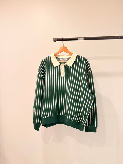 TIA Horizontal stripe rugby shirt