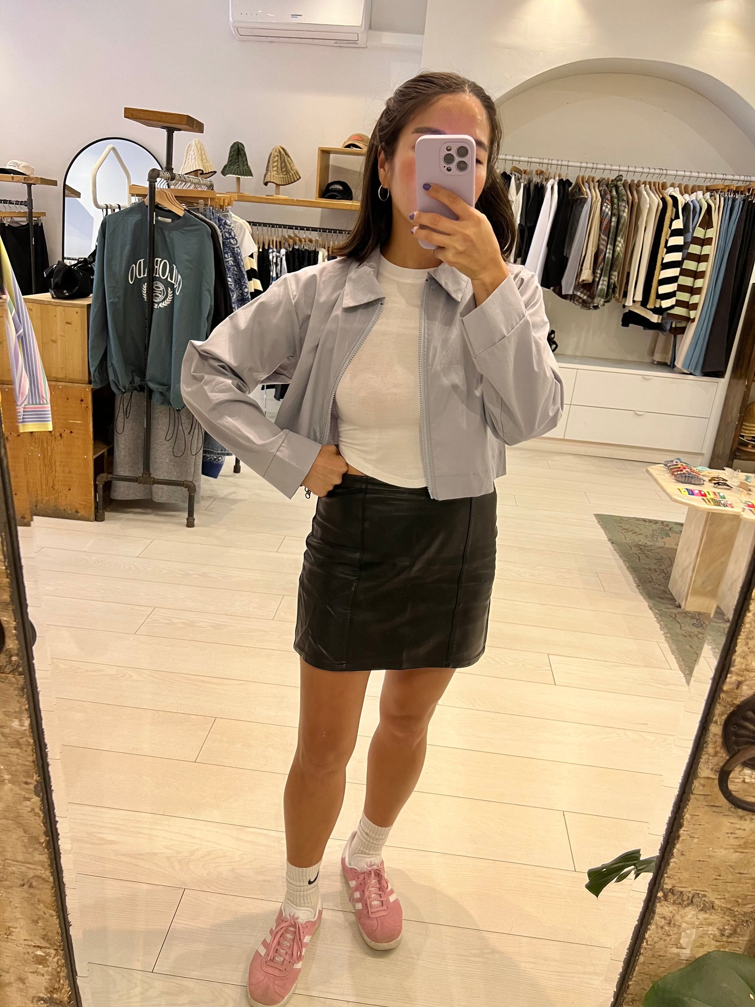 WAND Collared zip-up jacket