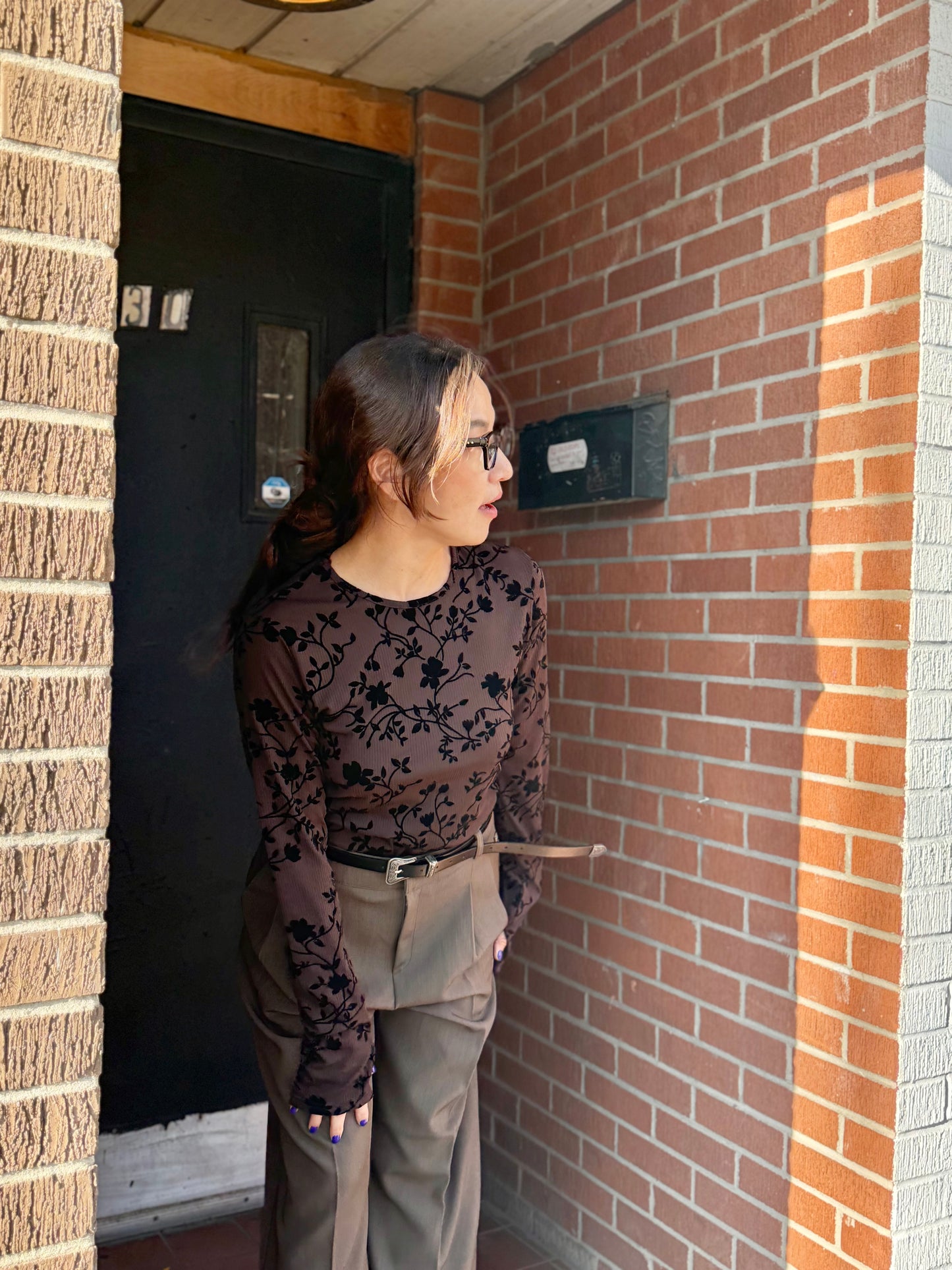 WAIN Jacquard long sleeve