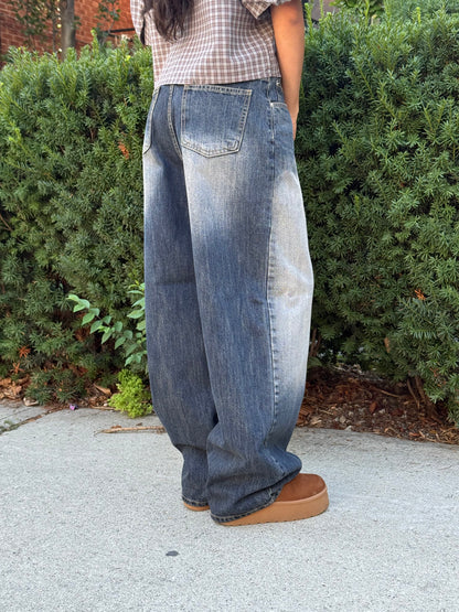 SAM Acid washed baggy jeans