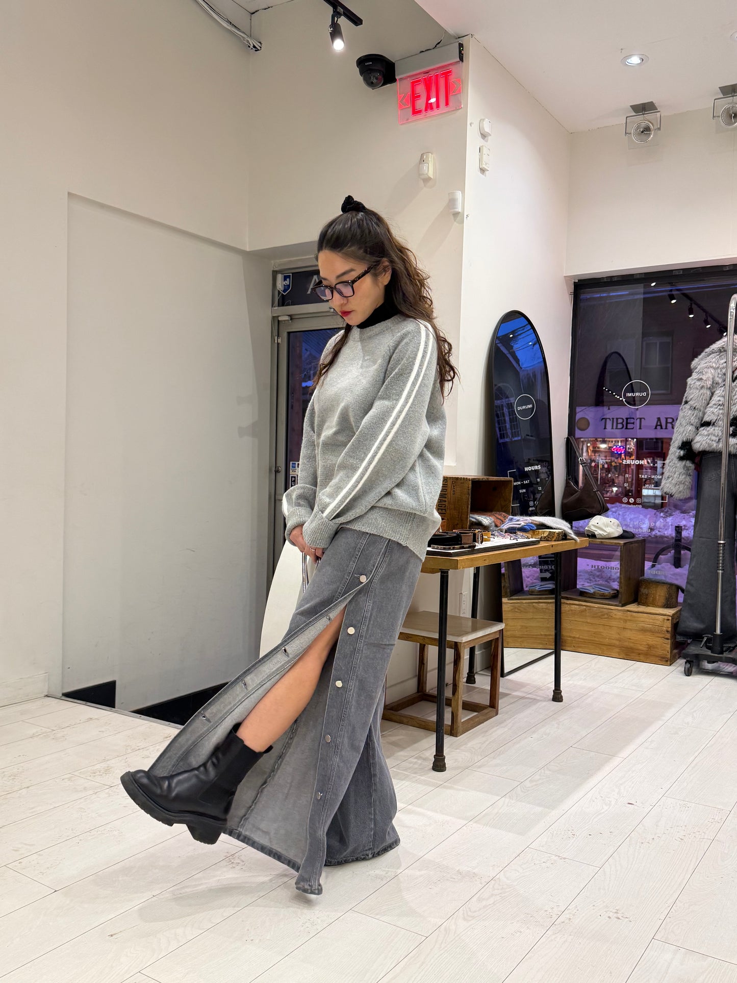 KENT Slit button fly jeans