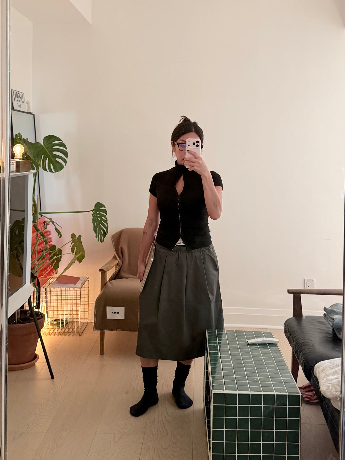 PIPER Pleated skirt