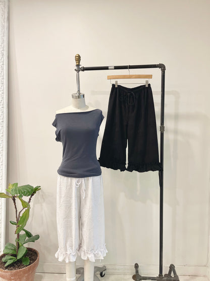 TILLY Jacquard frill pants
