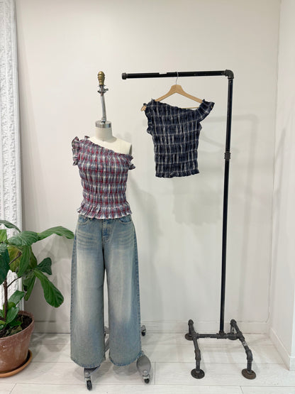 HAVEN Smocked top