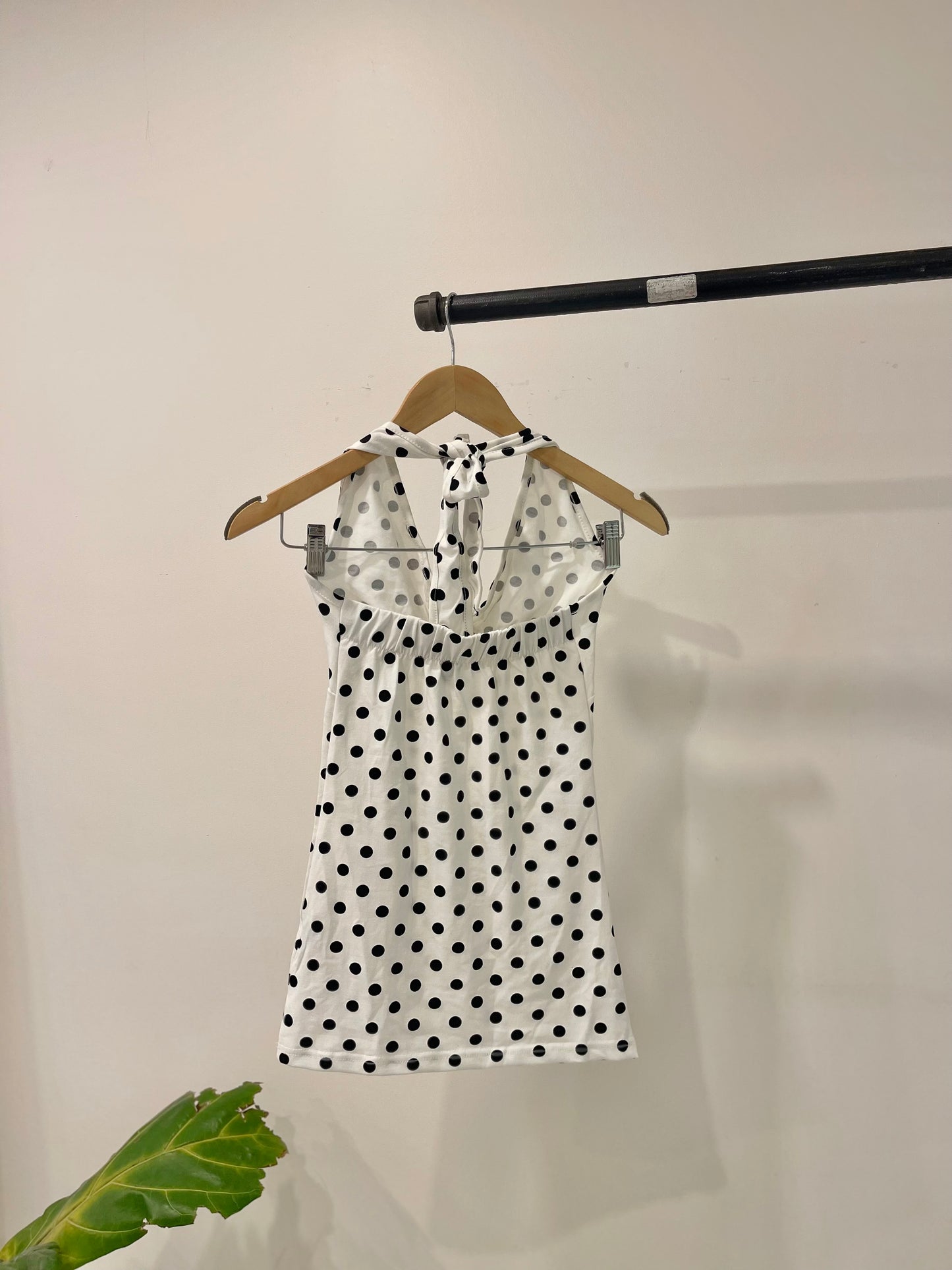 MILA Polkadot halter top