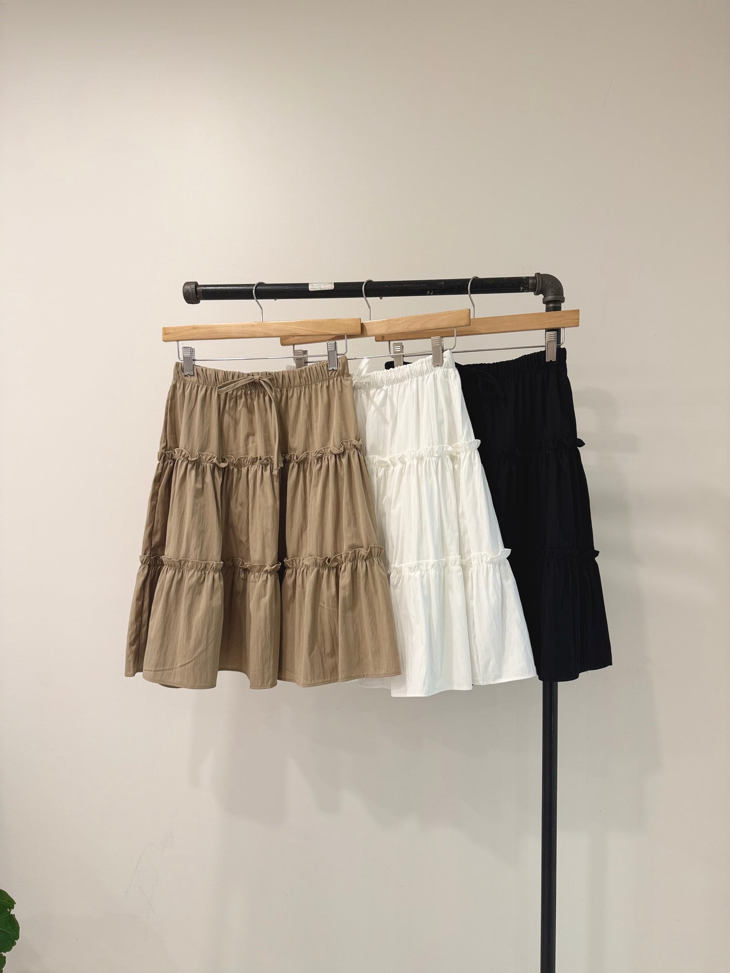 NADIA Midi tiered skirt