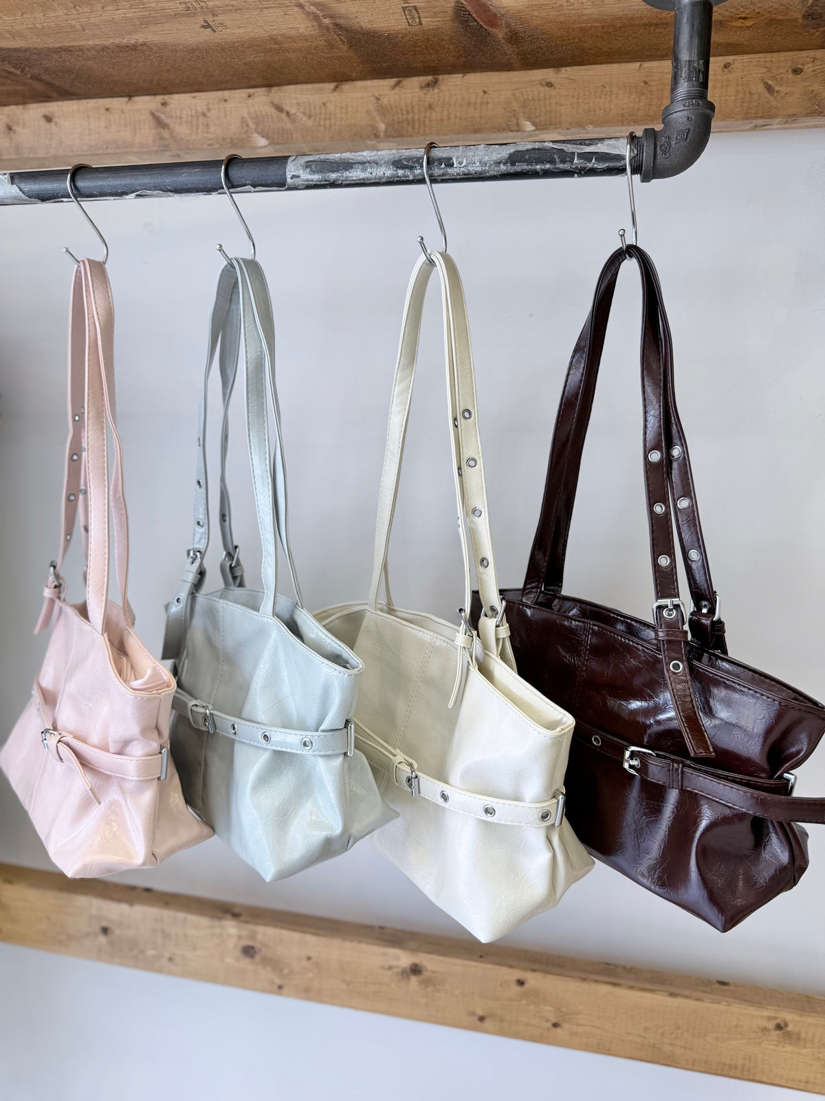 GRETA Buckle shoulder bag