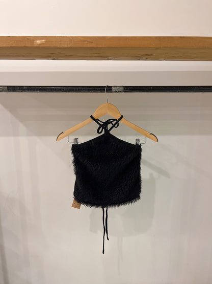 ZOE Fur halter top