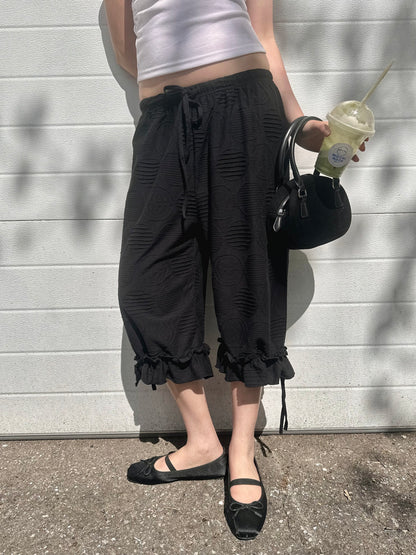 TILLY Jacquard frill pants