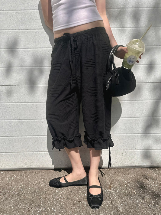 TILLY Jacquard frill pants