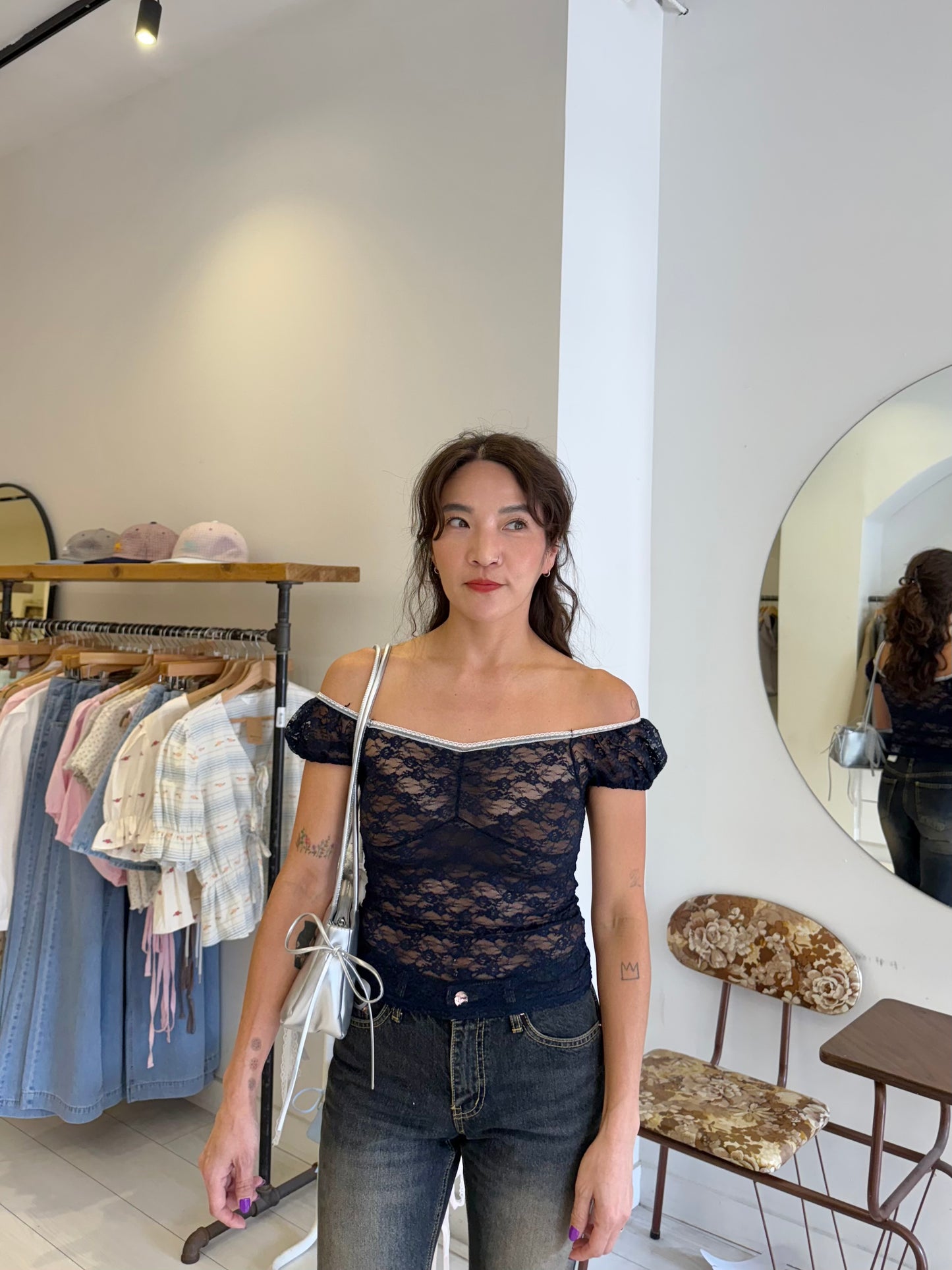 MILLER Lace top