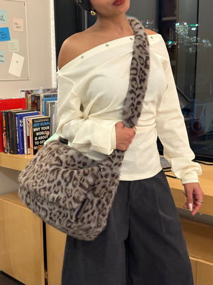 CREEP Cheetah fur bag