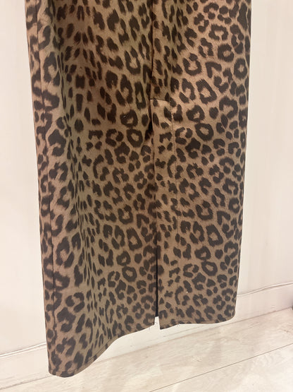 EXIT Cheetah print maxi skirt