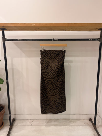 EXIT Cheetah print maxi skirt