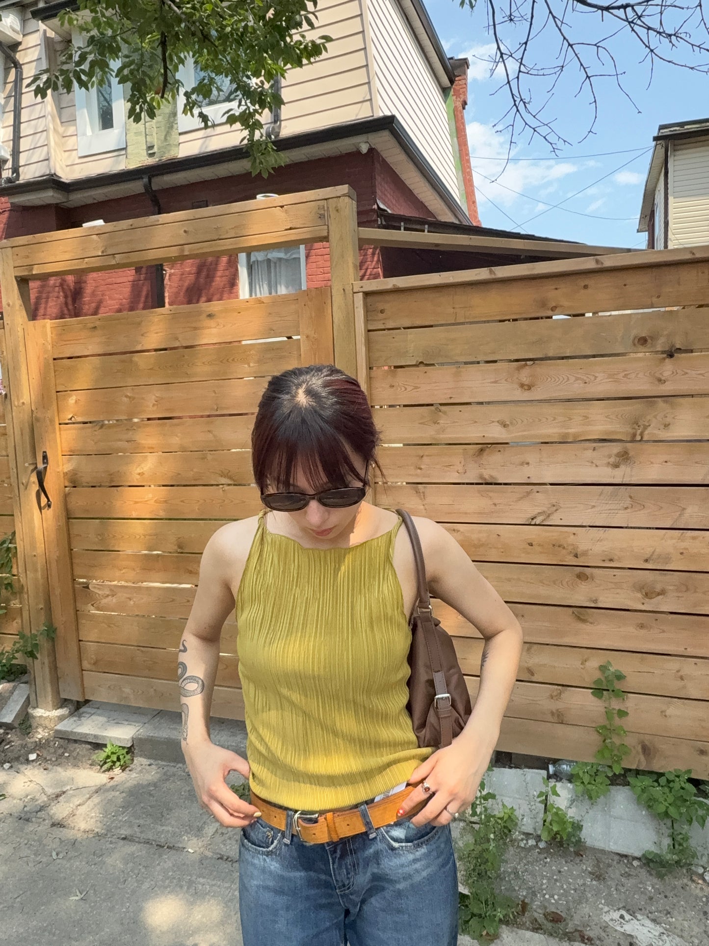 HARRIET Pleated tank
