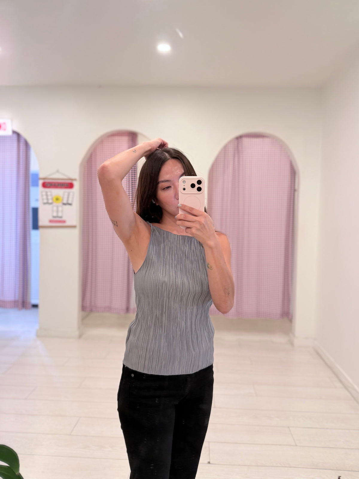 HARRIET Pleated tank