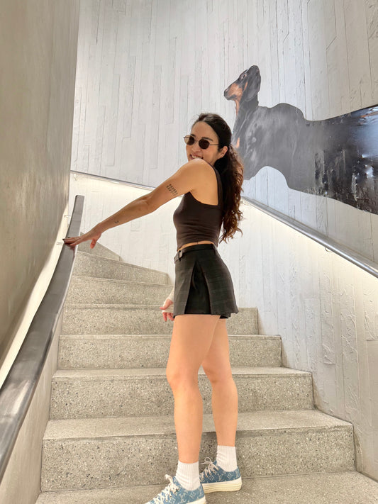 CAVA Plaid micro skirt