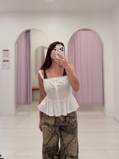 MARLOWE Peplum top