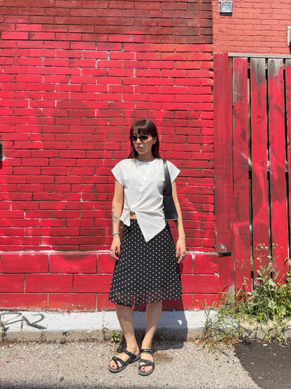 BOBO Polkadot midi skirt