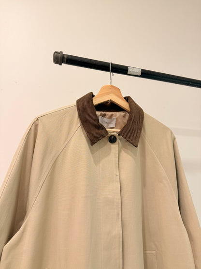BEADA Corduroy collar trench coat