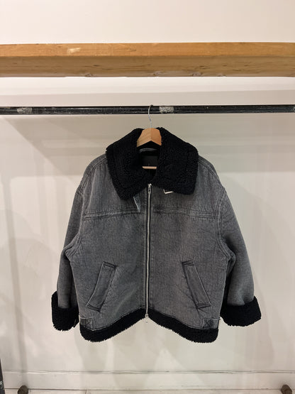 MICO Denim sherpa jacket