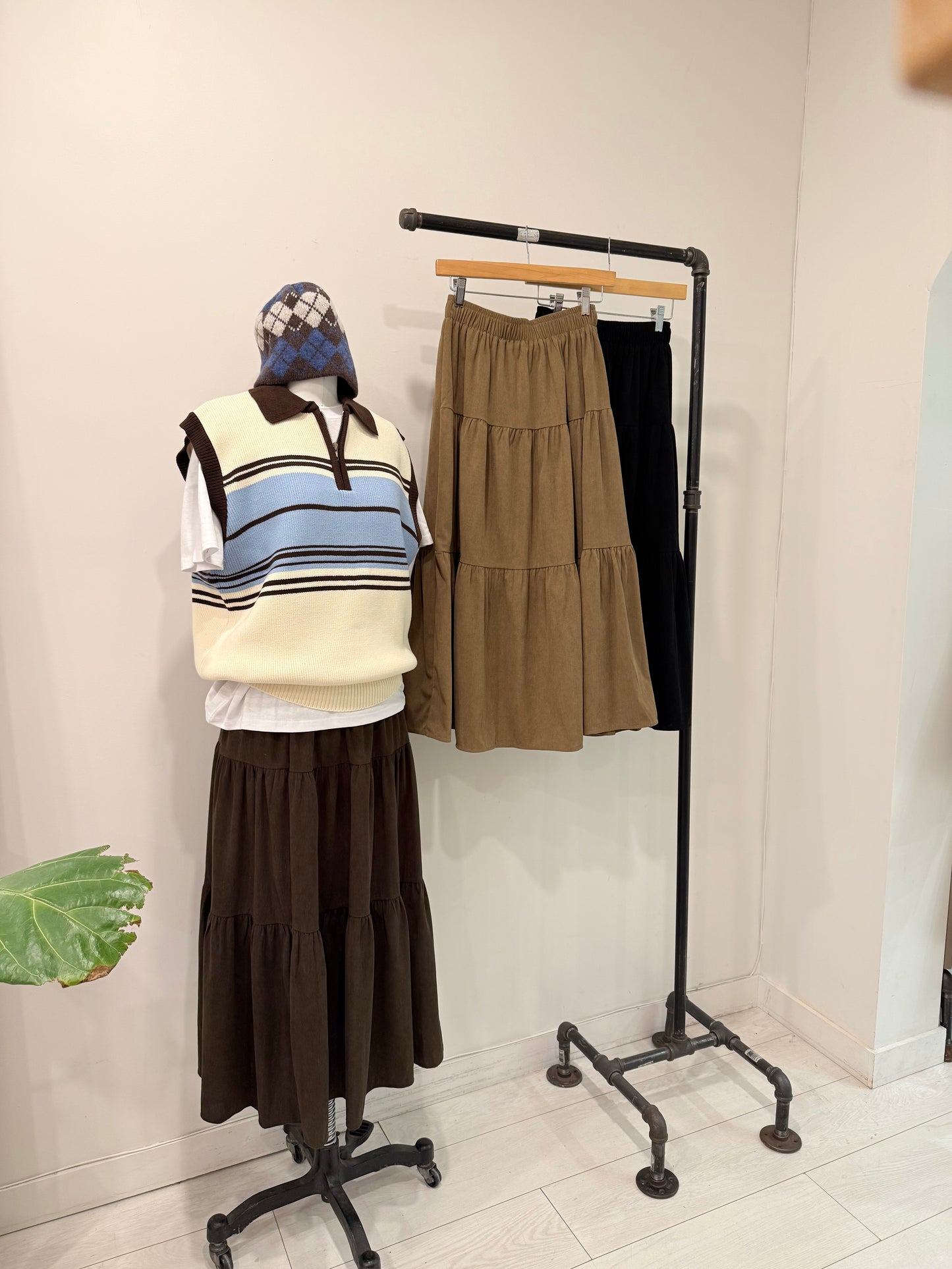 ZOUDY Corduroy maxi skirt