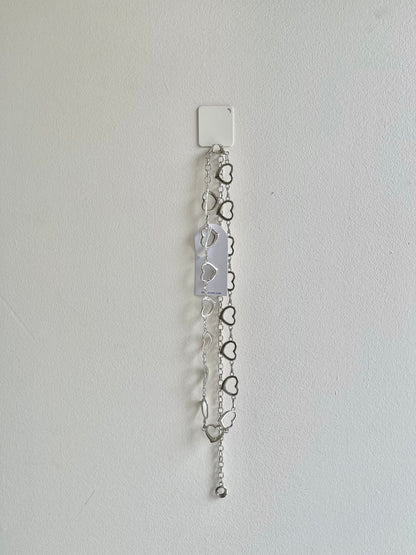 AMOUR Heart chain belt
