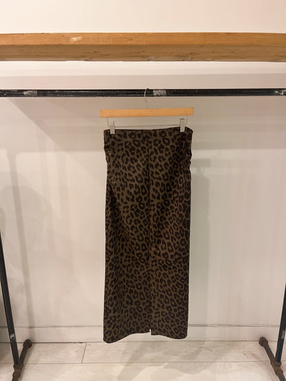 EXIT Cheetah print maxi skirt