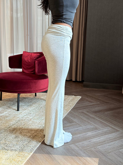 PITCH Ruched bootcut pants