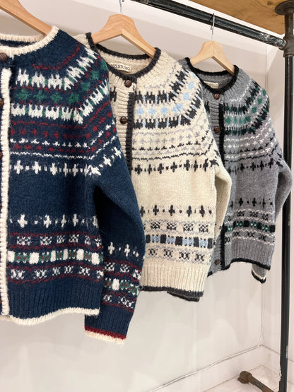 CLAIRE Fair isle cardigan