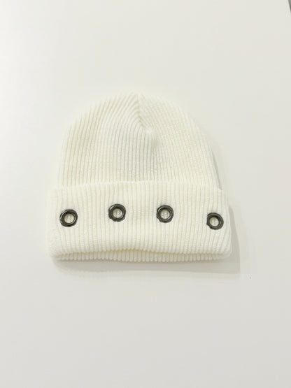ISHA Eyelet beanie