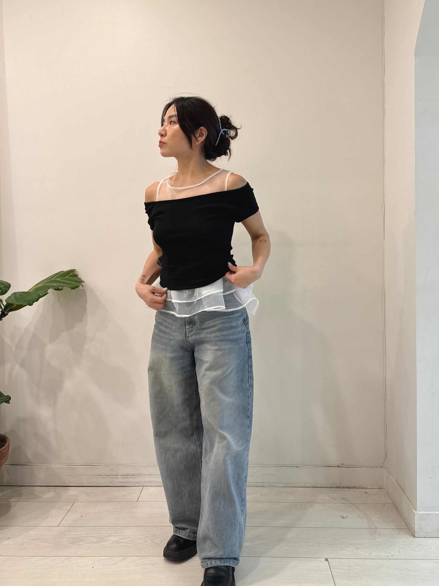 MOOD Sheer top