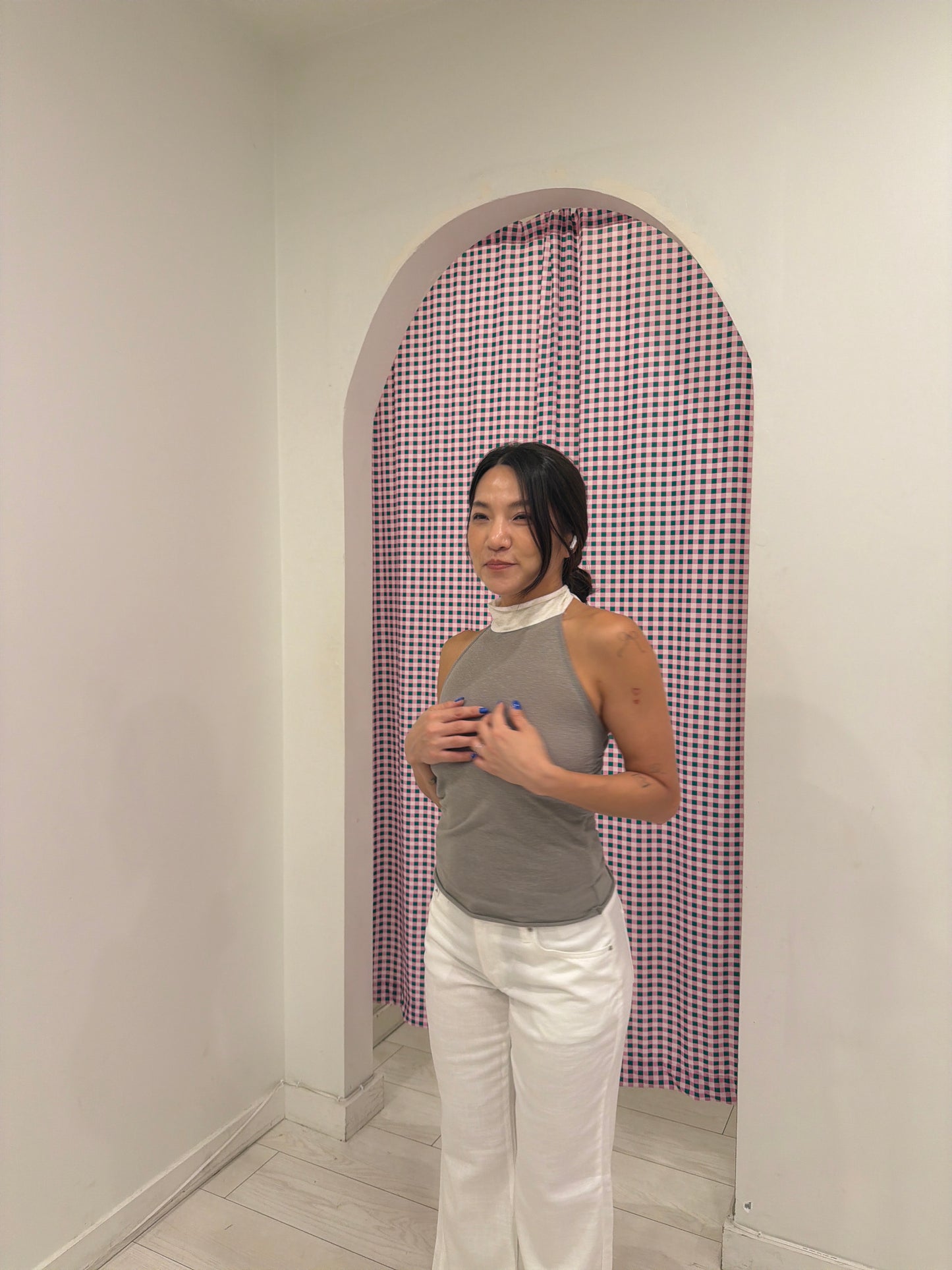 JUNIPER Linen halter