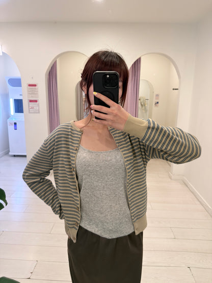 HANA Stripe cardigan