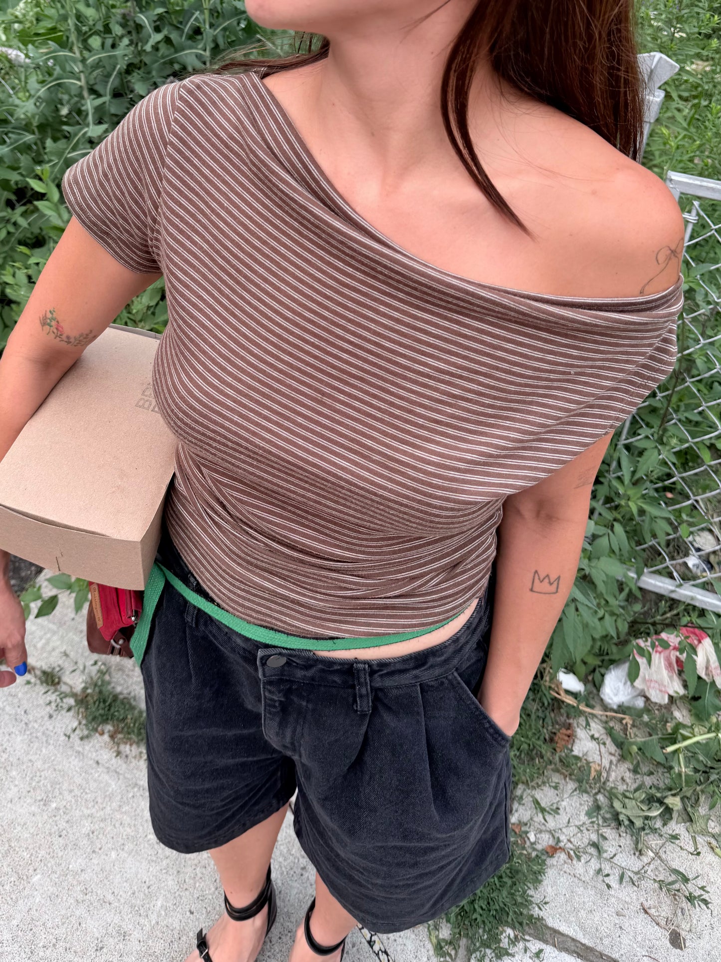 NOOR Striped tee
