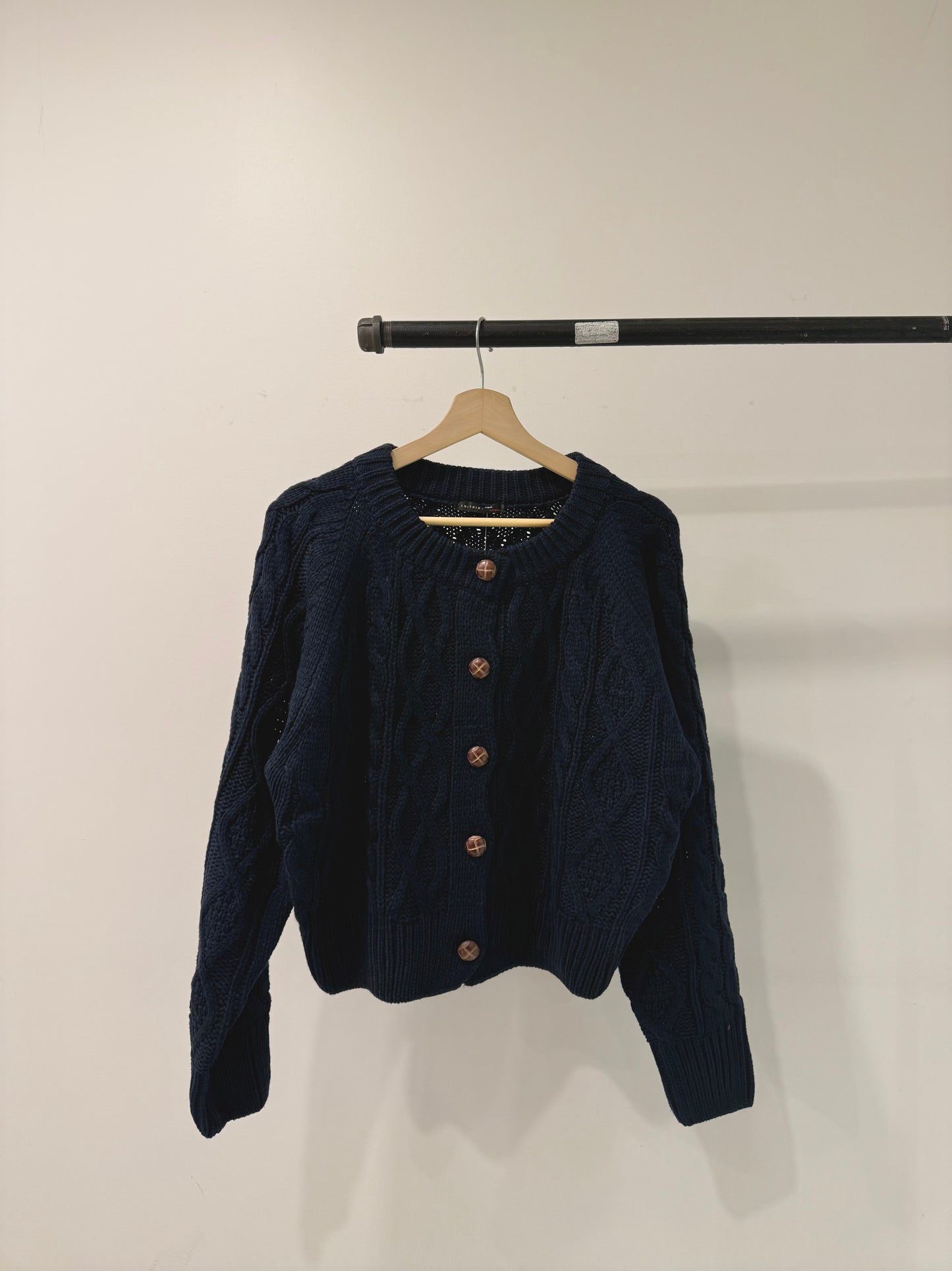 FATE Cable-knit cardigan