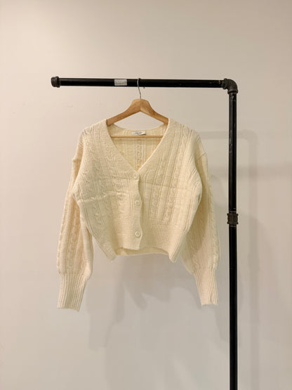 TIDE Cable-knit cardigan