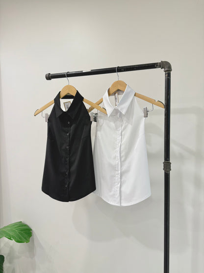 DASHA Backless halter shirt