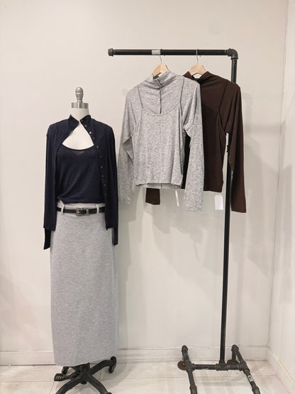 MUTE Soft cardigan set