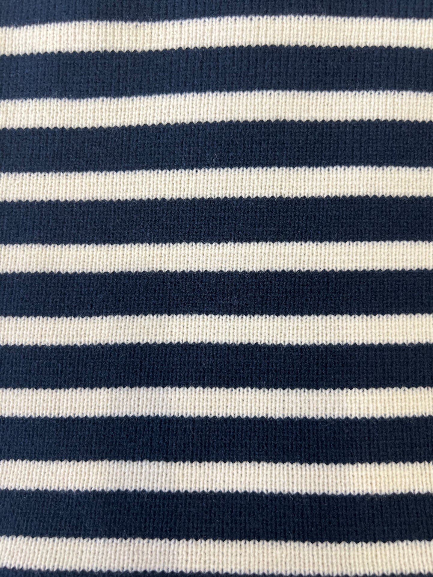 PETAN Stripe half-zip sweater