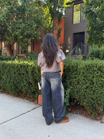 SAM Acid washed baggy jeans