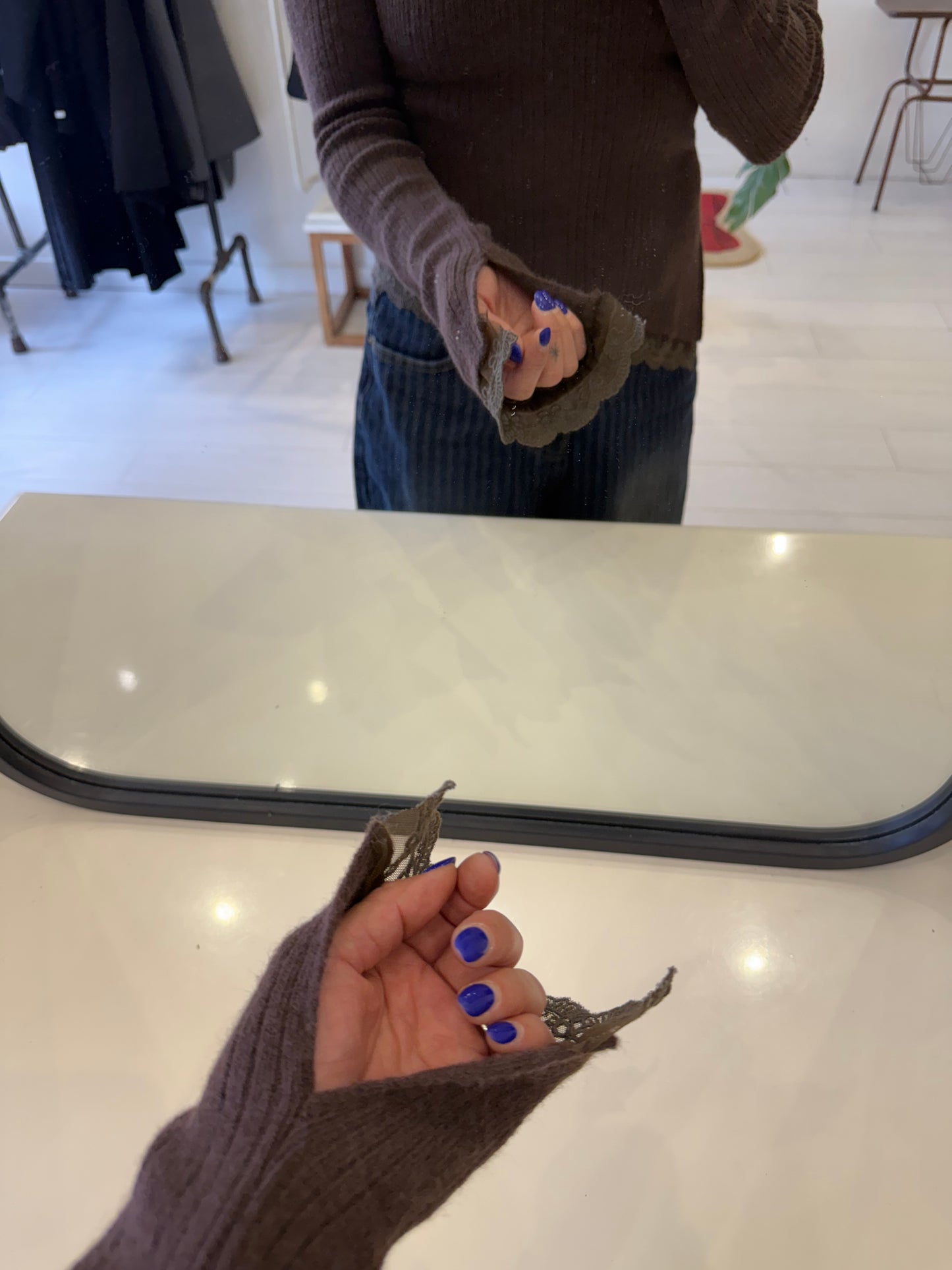 ROMMIE  Bow halter knit