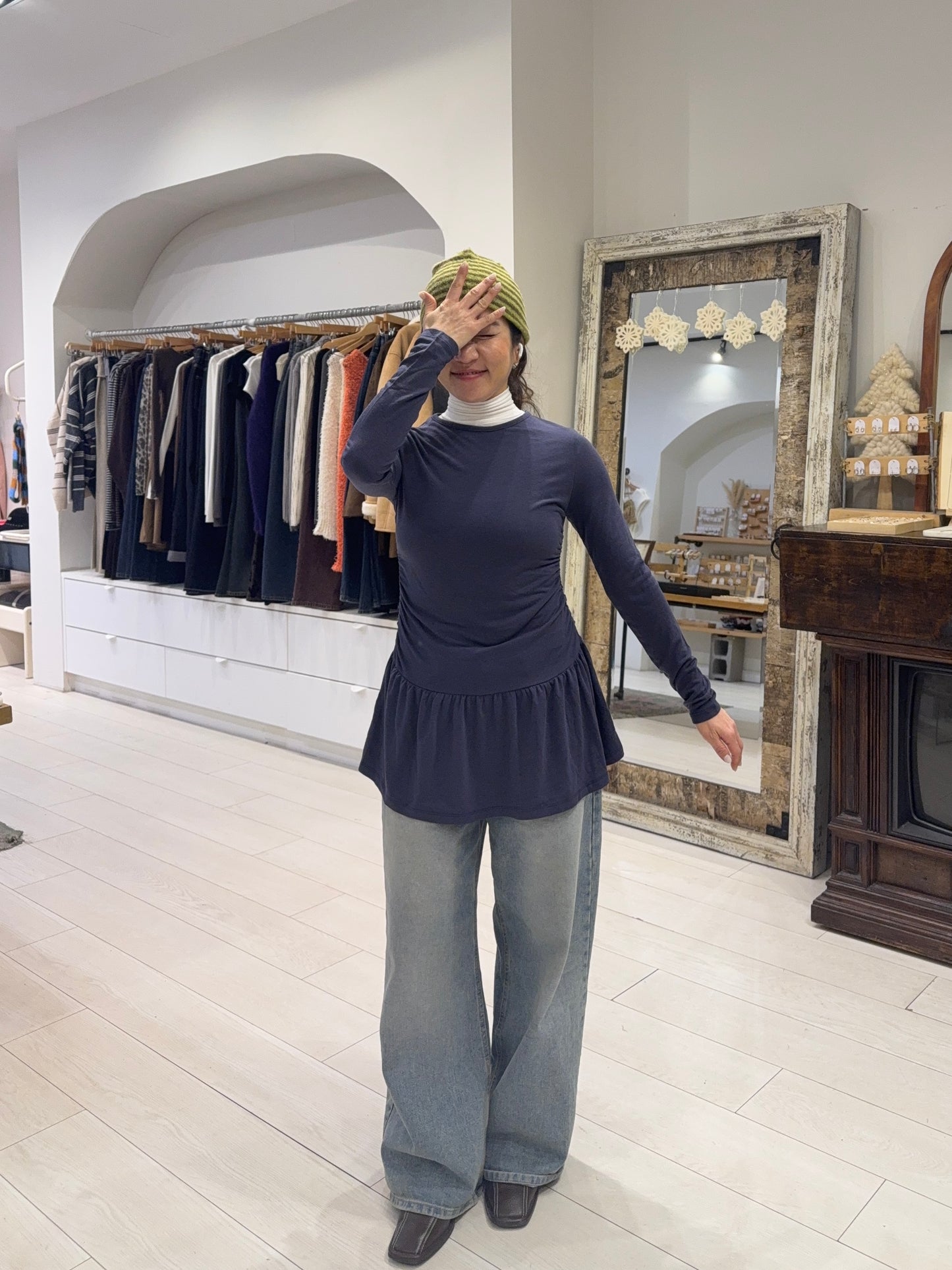 TANISHA Ruched dress/top