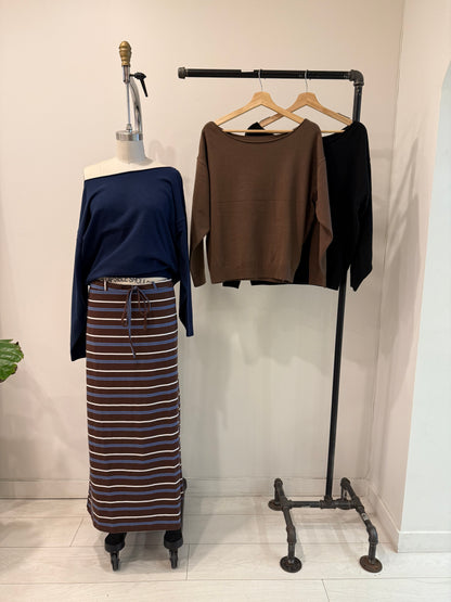 REMARK Boatneck sweater