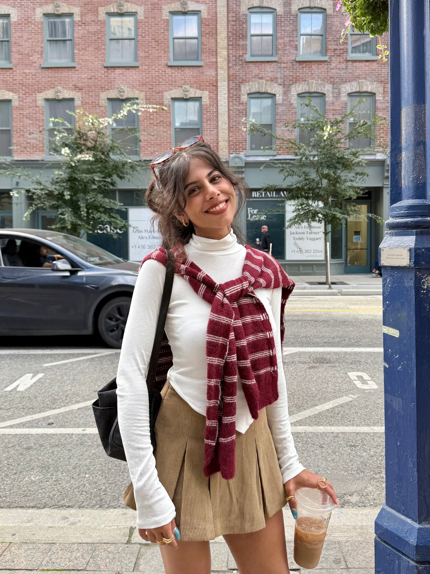 THIS Faux cardigan scarf
