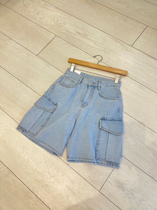 WALLA Denim cargo shorts