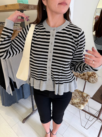 ANNIE Frill cardigan