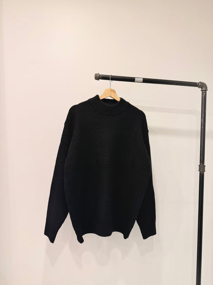 AISLE High-neck waffle knit
