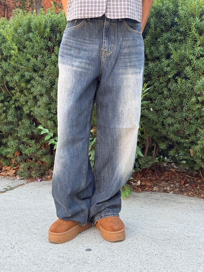 SAM Acid washed baggy jeans
